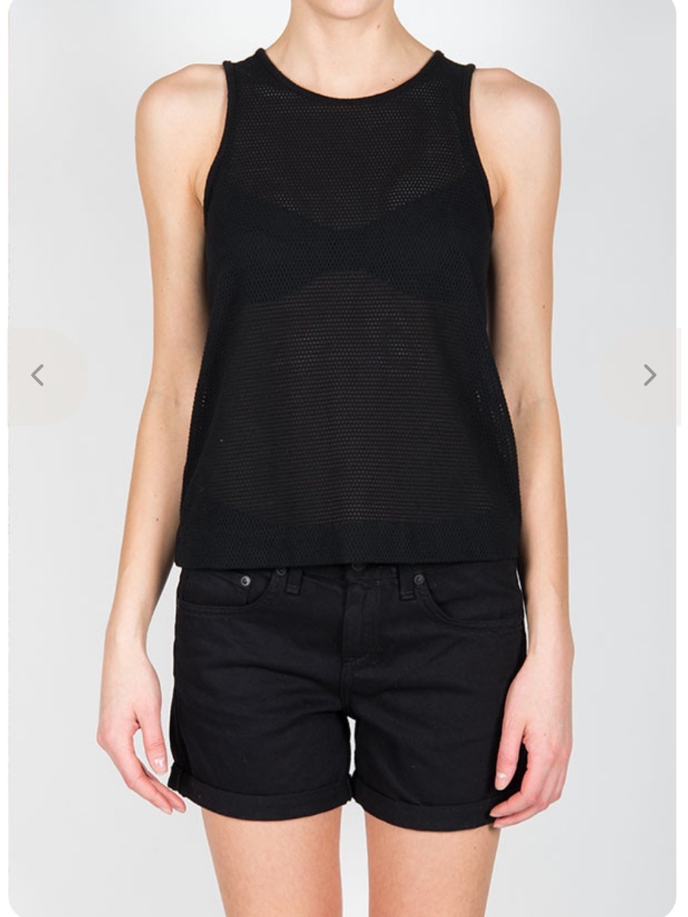 rag & bone Atlantis Tank In Black